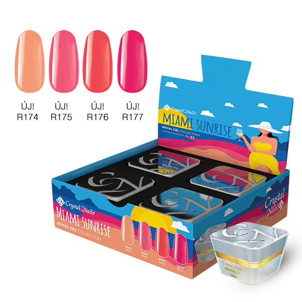 2021 Miami Sunrise Royal gel kit 4 x 4,5 ml