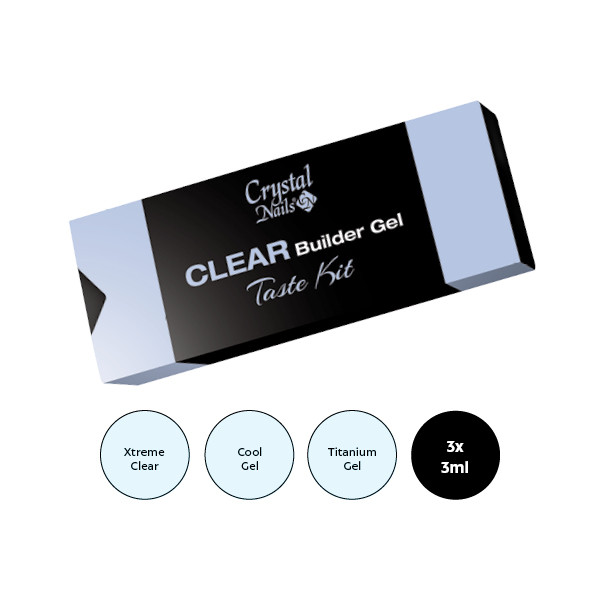 CN Clear Builder Gel Taste Kit