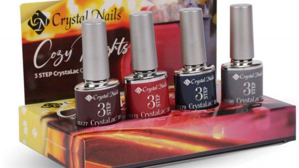 Cozy Nights 3 STEP CrystaLac set 4 x 4 ml