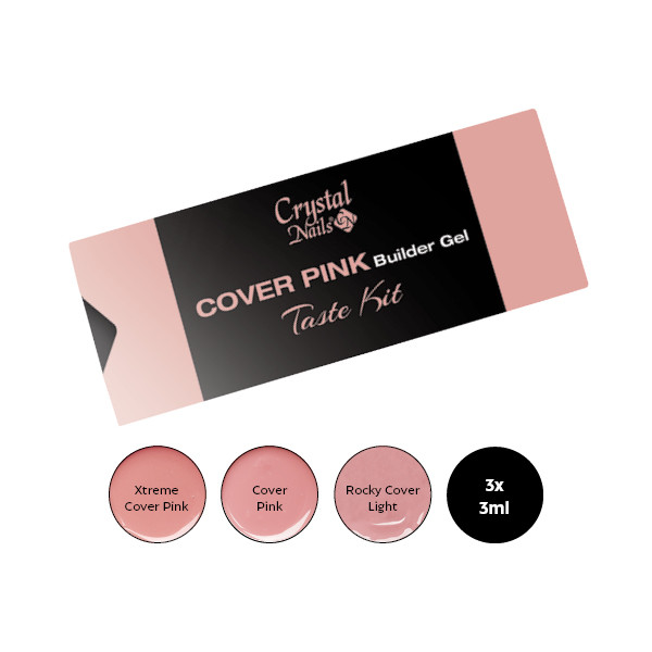 CN Cover Pink Builder Gel Taste Kit